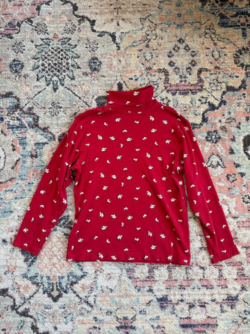 Vintage Figure Skating Turtleneck